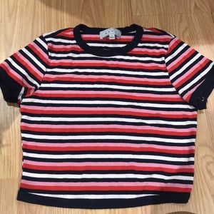 Women’s Striped Crop Top